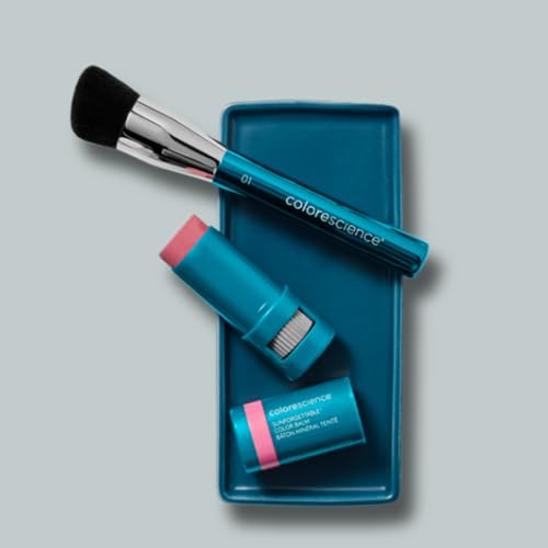 Angled Face Makeup Brush - Professional Synthetic Blending Brush