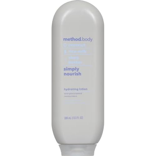 Method Daily Lotion, Simply Nourish, Plant-Based Moisturizer for 24 Hours of Hydration, 13.5 fl oz (Pack of 2)