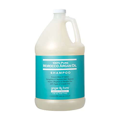 100% Pure Moroccan Argan Oil Shampoo 128oz - Nourishing Hair Care