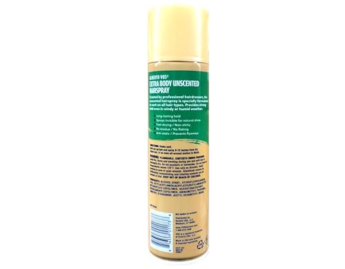 Unscented Hair Spray Strong Hold & Invisible Finish - 8.5 fl oz, Pack of 3
