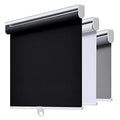 Blackout Cordless Roller Shade for Indoor Windows - 59W x 72H - Black