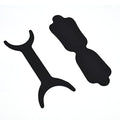 2 Pieces Silicone Orthodontic Photography Contraster - Flexible Dental Background Board C1+C2