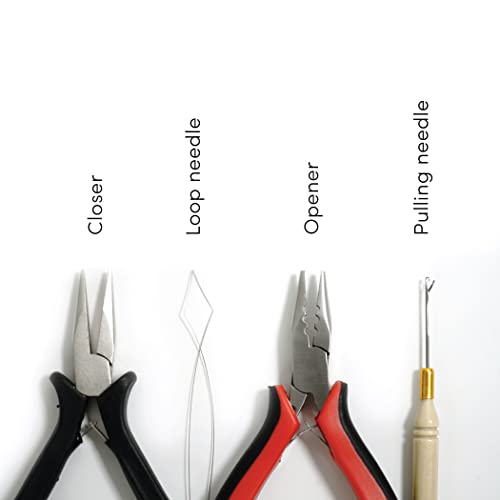 Professional Hair Extension Tool Kit for I-Tips Beads & Micro Links