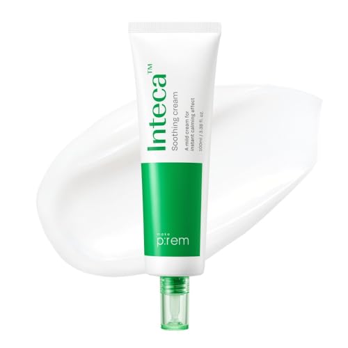 MAKE P:REM INTECA Soothing CICA Cream 3.38 Fl Oz - Deep Absorption & Calming