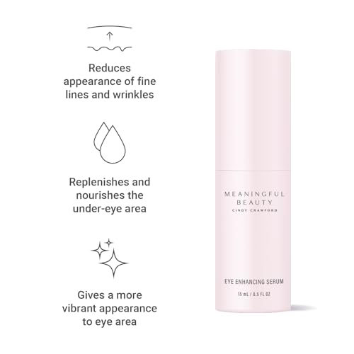 Meaningful Beauty Eye Enhancing Serum Anti-Wrinkle Hydrating Formula, 0.5 Fl Oz
