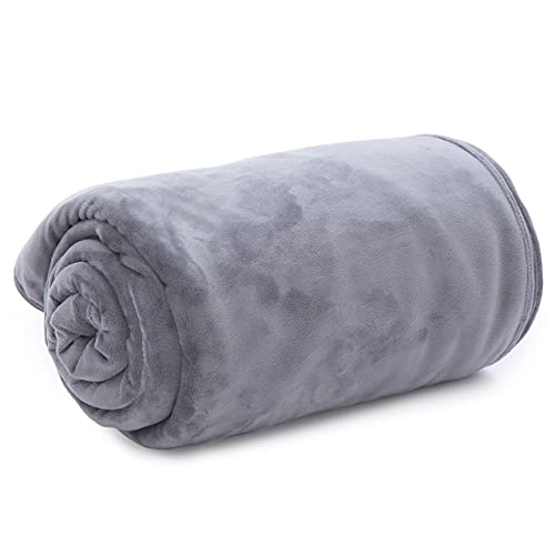 Hooga Grounding Blanket 50x60 Inch Earth-Connected Silver Fiber Throw for Sleep & Pain Relief