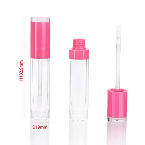 COSIDEA Rose Pink 8ml Lip Gloss Tubes 26 pcs DIY Cosmetic Packaging