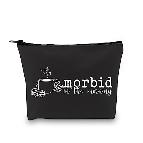 True Crime Podcast Lover Gift Crime Show Fans Gift In The Morning True Crime Makeup Bag (Mor bid Bag)