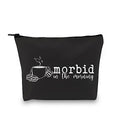 True Crime Podcast Lover Gift Crime Show Fans Gift In The Morning True Crime Makeup Bag (Mor bid Bag)