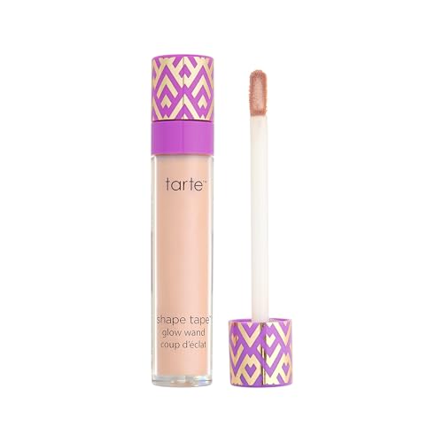 tarte shape tape glow wand ? Sheer Liquid Highlighter with Mineral Pigments & Shea Butter for Hydrated Radiant Appearance, Vegan & Cruelty Free