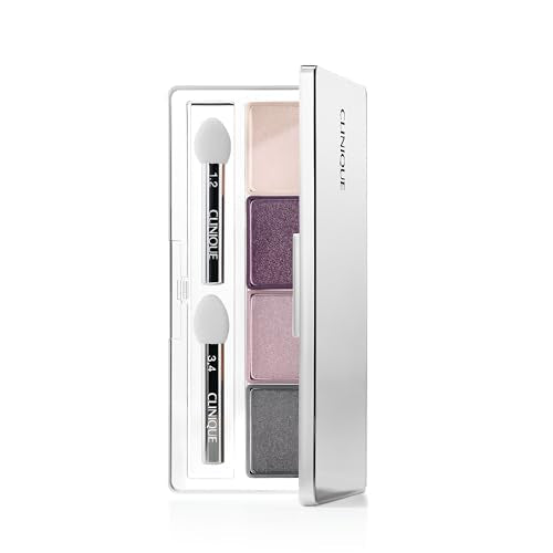 Clinique All About Shadow Eye Shadow Quad | Long Lasting, Crease + Fade Resistant + Safe For Sensitive Eyes