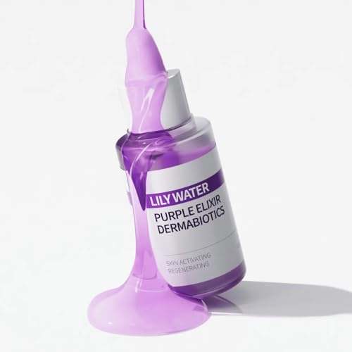 Lily Water Purple Elixir Dermabiotics Serum ? Brightening & Radiance Booster, Probiotic Essence for Dewy Glow Skin (45ml / 1.52 fl. oz)
