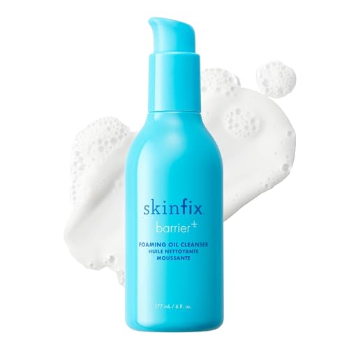 Foaming Oil Facial Cleanser for Sensitive Skin - Hydrating & Fragrance-Free 6 oz