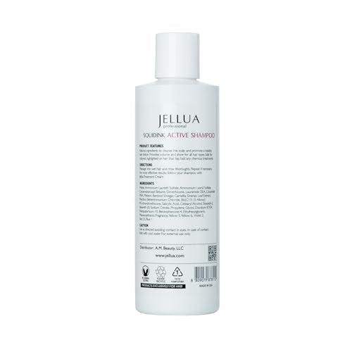 Hair Care Duo: Squid Ink Active Shampoo & Repair Treatment Cream - 8 Oz