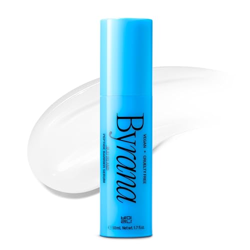 BYRANA Jeju Island Peptide Barrier Face Serum – Hydrating Vegan Korean Skincare, 1.7 oz