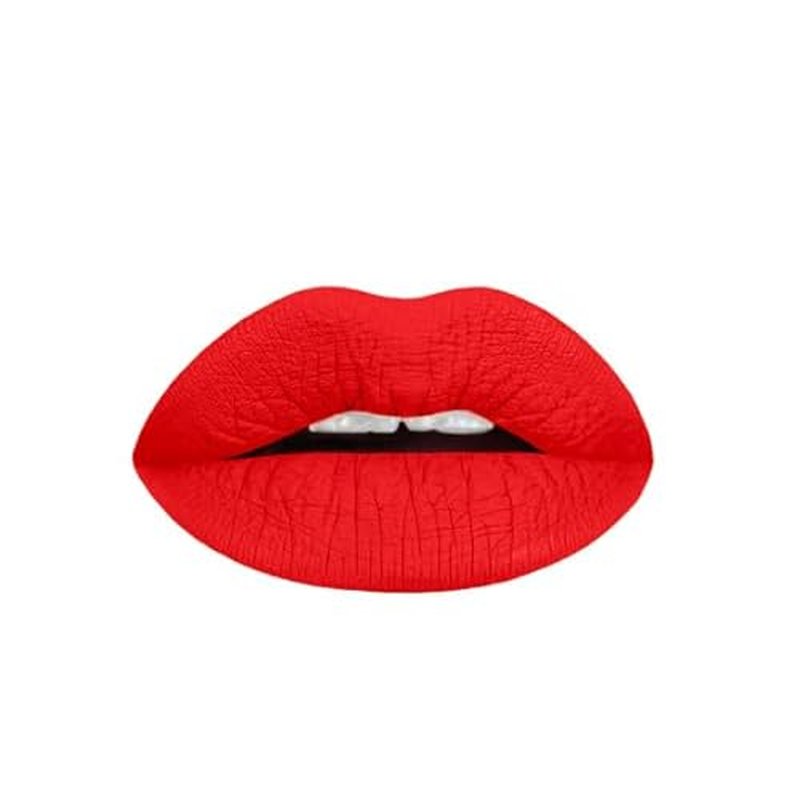 Aromi Bright Red Liquid Lipstick | Vibrant Lip Color with Matte Finish, Long-lasting, Vegan, Cruelty-free, Waterproof, Gluten Free, Made in USA (Preppy Red)