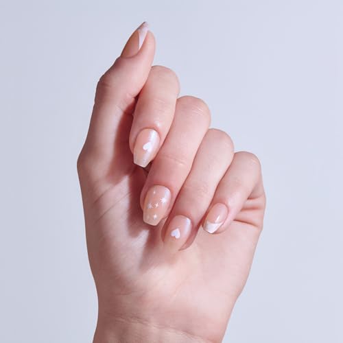 KISS CORE Design Press On Nails Short, Cheers, Pink, Coffin, 32 Count