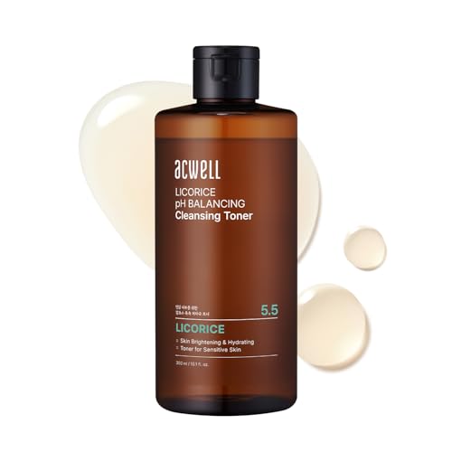 ACWELL Licorice pH 5.5 Balancing Cleansing Toner - 10.14 Fl Oz