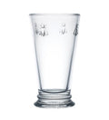 Set of 6 Tall Drinking Glasses 15.6oz Napoleonic Bee Pattern Modern Design