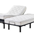 Kingnex California King Mattress Topper Split Cal King 2x36x84 Reversible Plush