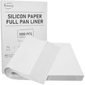 Precut White Parchment Baking Sheets 16-3/8 x 24-3/8 Inches - Full Pan 1000 pcs
