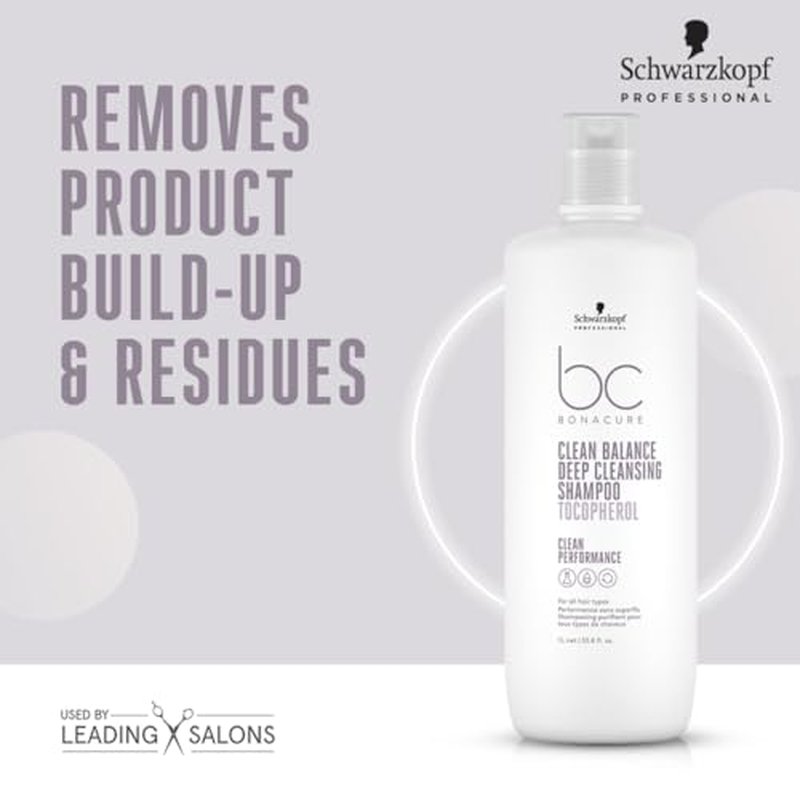 BC BONACURE Deep Cleansing Micellar Shampoo, 33.8-Ounce