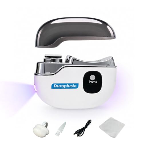 Electric Nail Clipper & Polisher with Safety Guard - Rechargeable Fingernail Care Device