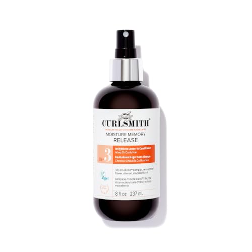 Curlsmith Moisture Memory Leave-In Conditioner Spray - 8 oz, Hydrating Curl Spray for Frizz Control