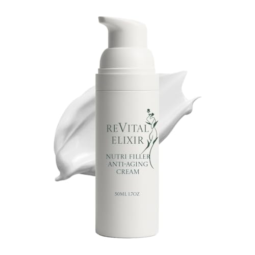 Nutri Filler Cream ? Peptide & Hyaluronic Acid Anti-Aging Moisturizer for Mature Skin ? Firming & Hydration, 1.7 oz Airless Pump