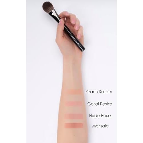 Ethereal Beauty - Mineral Veil Blush - Marsala - Semi Matt Finish, Ultra - Thin, Non - Powdery, Natural, Clean, Vegan 0.18 OZ.