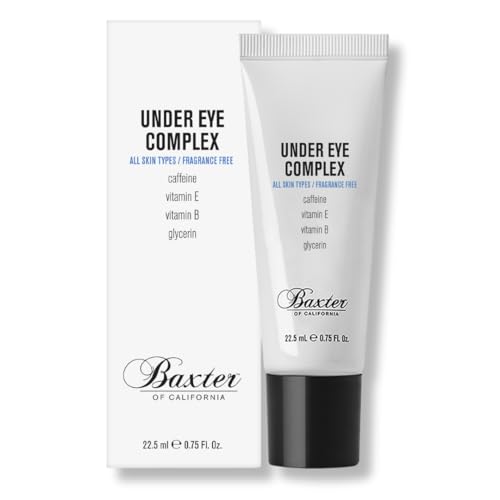 Men's Under Eye Cream - Depuffing & Wrinkle Reducing, Unscented, Baxter of California