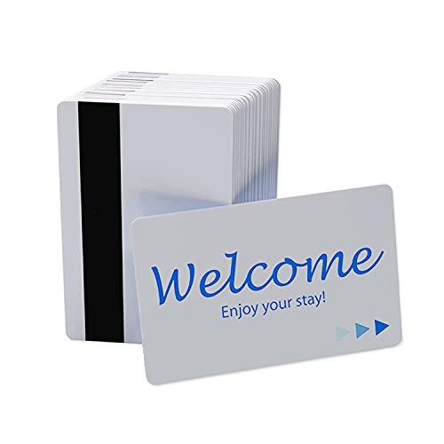 Hotel & Motel Magnetic Stripe Key Cards (500 Pack) - Compatible with Legacy Lock Systems