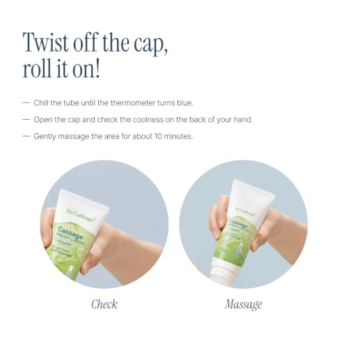 TNTN Mom's Dr. cabbage cabbage breast cream with cooling ball applicator 3.38 fl oz (no scent) for breastfeeding
