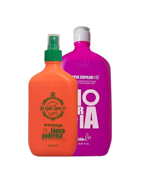 Kit Gold Spell / Progressive 500ml Capillary Treatment + Powerful Tonic 250ml