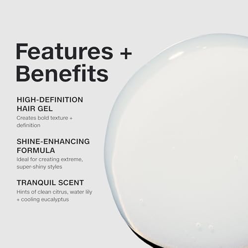 Flexible Hold Hair Gel 5.1oz - Bold Texture Shine All Hair Types