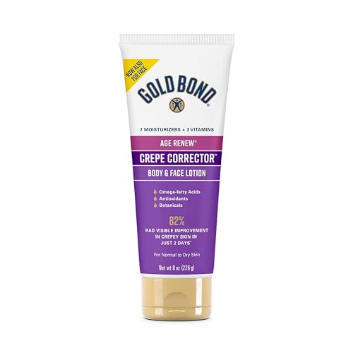 Gold Bond Age Renew Crepe Corrector Body Lotion - Replenishing & Smoothing, 8 & 14 oz