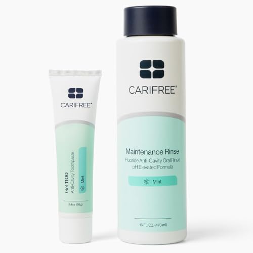 Cavity Prevention Dental Gel and Mouth Rinse Bundle - Fluoride & pH Balance