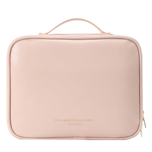 RIGHT AWAY Women's Waterproof Travel Toiletry & Makeup Bag with Compartments
