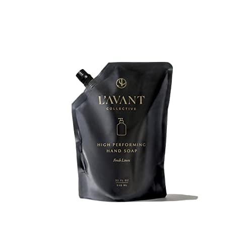 L'AVANT Collective High Performing Hand Soap Refill | Luxurious Ingredients for Soft & Smooth Hands | Fresh Linen Scent | 32 FL oz/946 mL