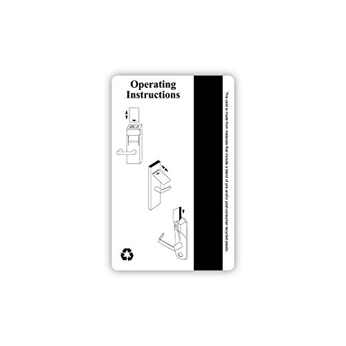 Magnetic Stripe Key Cards for Hotels & Motels - 500 Pack