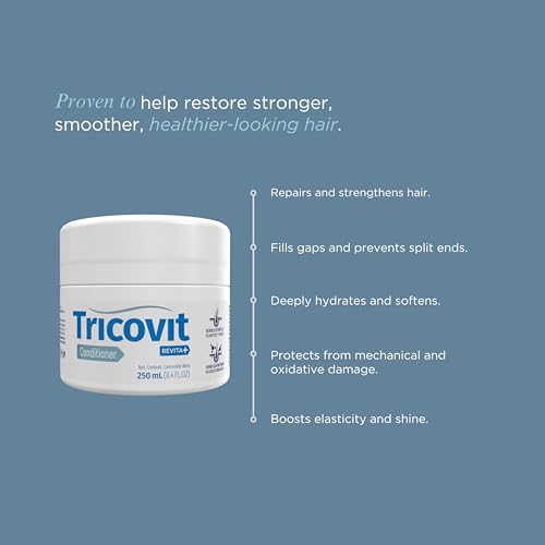 Tricovit Revita+ Hair Conditioner for Damaged Hair Repair & Shine - 8.45 fl oz