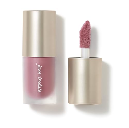 Jane Iredale ColorLuxe Liquid Blush - Sugar Magnolia, Buildable & Long-Wear Vegan Makeup
