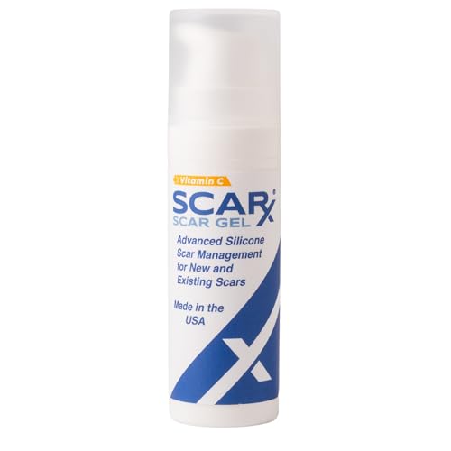 Silicone Scar Gel with Vitamin C for Scar Reduction & Healing - 0.5oz