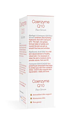 Hyalogic Episilk CoQ10 Serum with Hyaluronic Acid 1 Fl Oz – Anti-Aging Face Rejuvenation