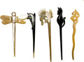 Marycrafts 5-Piece Buffalo Horn Hair Sticks Set for Women - Elegant Hair Accessories