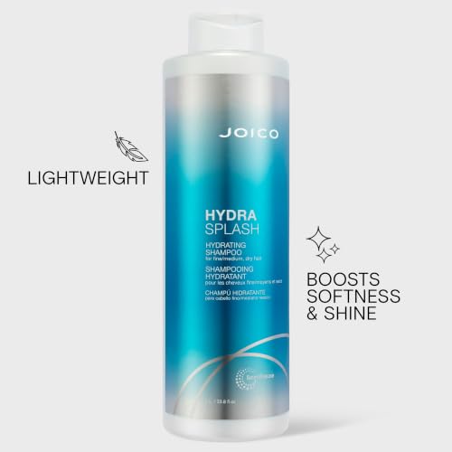 Joico HydraSplash Hydrating Shampoo & Conditioner Set 16.9 Fl Oz x2 for Fine & Dry Hair