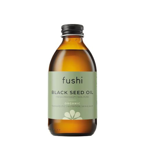 Organic Black Seed Oil 250ml - Fushi Cold-Pressed, Vegan, Premium Seed Oil