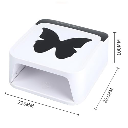 UV LED Nail Lamp for Gel Polish - Fast Curing Manicure & Pedicure Dryer with 42 High-Power LEDs, 4 Timer Settings & Auto Sensor