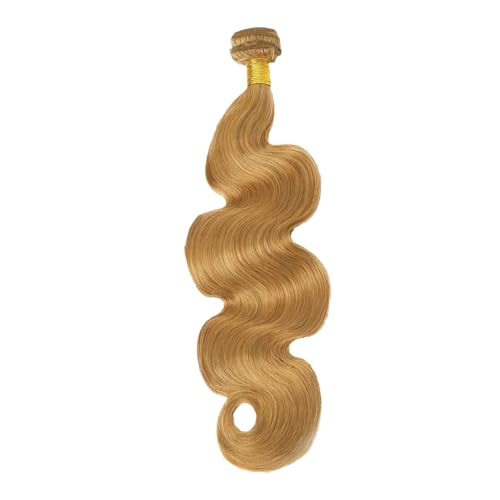 Bafamiya 30 Inch Honey Blonde Body Wave Human Hair Bundles - Unprocessed Virgin Brazilian Extensions