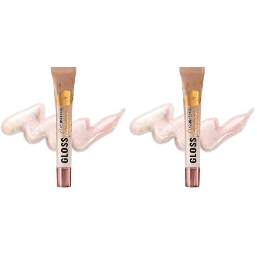 L.A. Girl Holographic Gloss Topper, Spark of Romance GLG579 (Pack of 2)